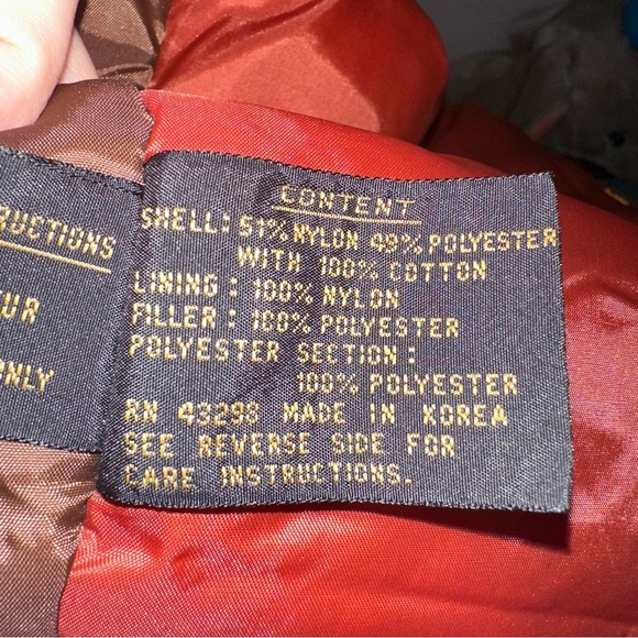 Vintage Metallic Bronze Coat w/ Raccoon Fur Hood - Picture 14 of 15